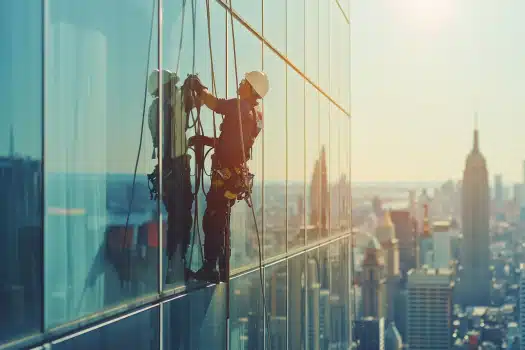 high rise office building window cleaning